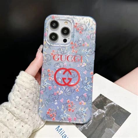 amazon gucci iphone case flower|Gucci cell phone case.